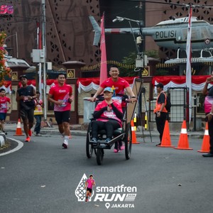 Race photo from SMARTFREN RUN 2026