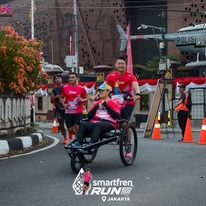 Race photo from SMARTFREN RUN 2026