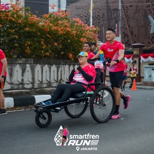 Race photo from SMARTFREN RUN 2026