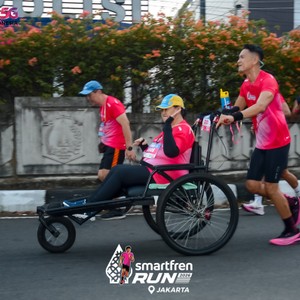 Race photo from SMARTFREN RUN 2026