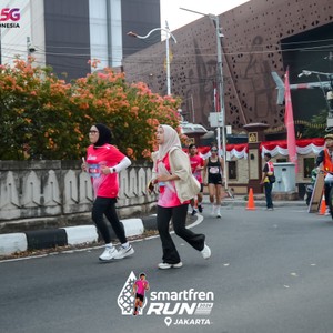 Race photo from SMARTFREN RUN 2026
