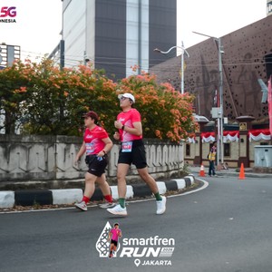 Race photo from SMARTFREN RUN 2026