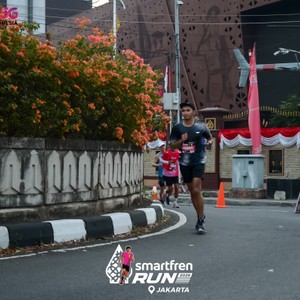 Race photo from SMARTFREN RUN 2026