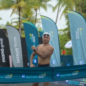 Race photo from Belitung Multisport Festival