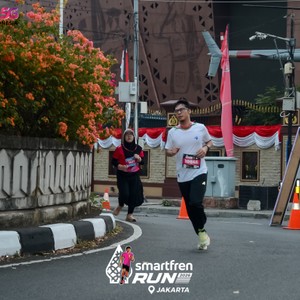 Race photo from SMARTFREN RUN 2026