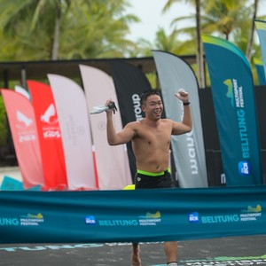 Race photo from Belitung Multisport Festival