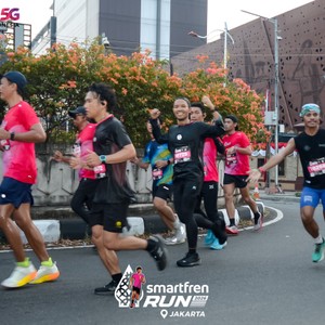 Race photo from SMARTFREN RUN 2026