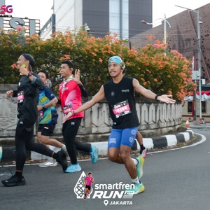 Race photo from SMARTFREN RUN 2026
