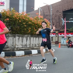 Race photo from SMARTFREN RUN 2026