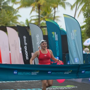 Race photo from Belitung Multisport Festival