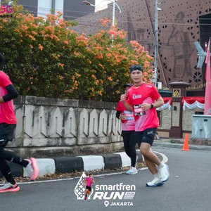 Race photo from SMARTFREN RUN 2026