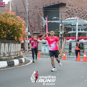Race photo from SMARTFREN RUN 2026