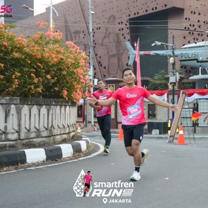Race photo from SMARTFREN RUN 2026