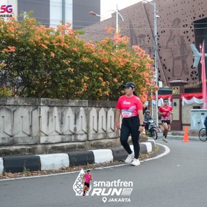 Race photo from SMARTFREN RUN 2026