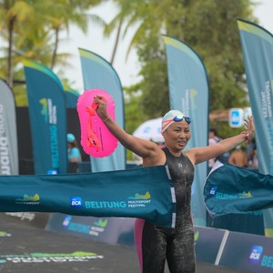Race photo from Belitung Multisport Festival