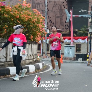 Race photo from SMARTFREN RUN 2026