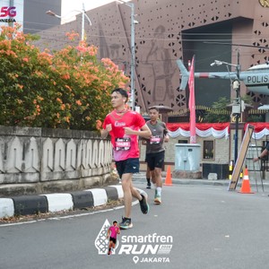 Race photo from SMARTFREN RUN 2026