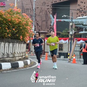 Race photo from SMARTFREN RUN 2026