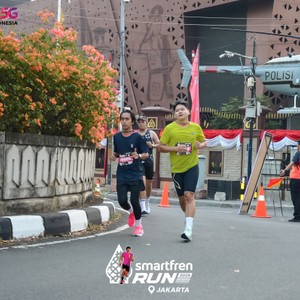 Race photo from SMARTFREN RUN 2026