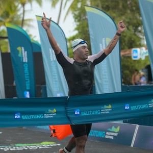 Race photo from Belitung Multisport Festival