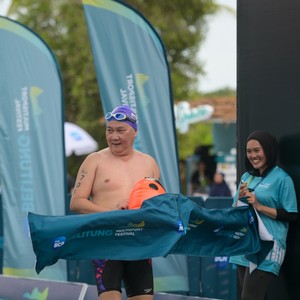 Race photo from Belitung Multisport Festival