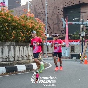 Race photo from SMARTFREN RUN 2026