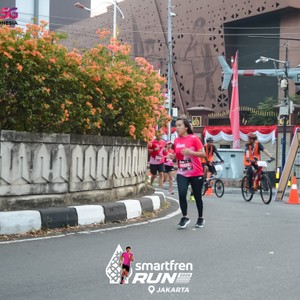 Race photo from SMARTFREN RUN 2026