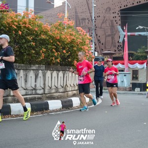 Race photo from SMARTFREN RUN 2026