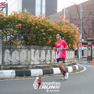 Race photo from SMARTFREN RUN 2026