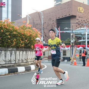 Race photo from SMARTFREN RUN 2026