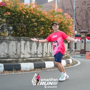 Race photo from SMARTFREN RUN 2026