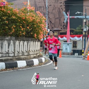 Race photo from SMARTFREN RUN 2026