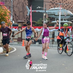 Race photo from SMARTFREN RUN 2026