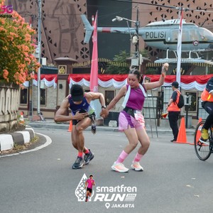 Race photo from SMARTFREN RUN 2026