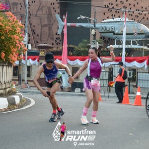 Race photo from SMARTFREN RUN 2026