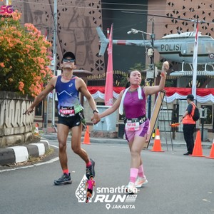 Race photo from SMARTFREN RUN 2026