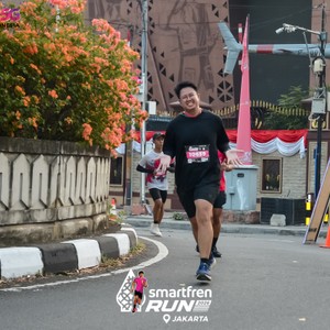 Race photo from SMARTFREN RUN 2026
