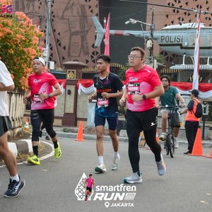 Race photo from SMARTFREN RUN 2026