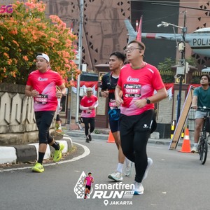 Race photo from SMARTFREN RUN 2026