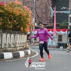 Race photo from SMARTFREN RUN 2026