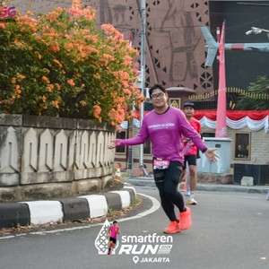 Race photo from SMARTFREN RUN 2026