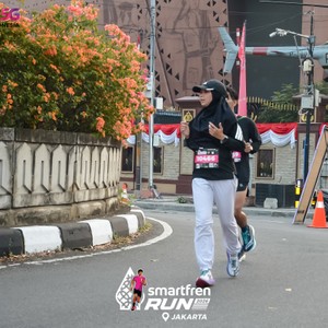 Race photo from SMARTFREN RUN 2026
