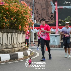 Race photo from SMARTFREN RUN 2026