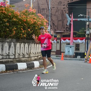 Race photo from SMARTFREN RUN 2026