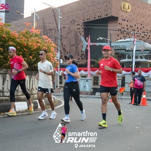 Race photo from SMARTFREN RUN 2026
