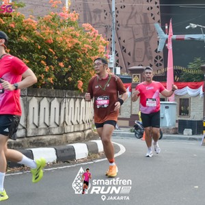 Race photo from SMARTFREN RUN 2026