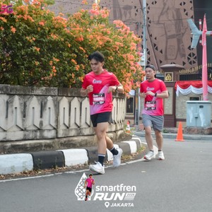 Race photo from SMARTFREN RUN 2026