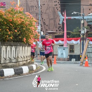 Race photo from SMARTFREN RUN 2026
