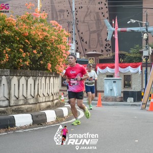 Race photo from SMARTFREN RUN 2026