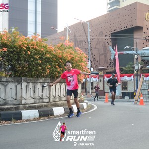 Race photo from SMARTFREN RUN 2026